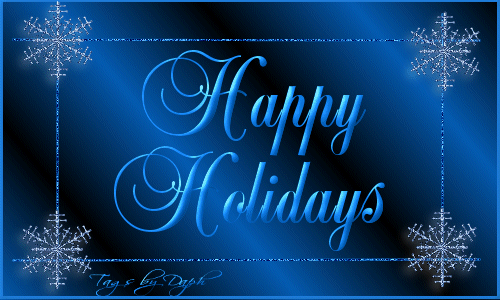 Beautiful Happy Holidays Graphic
